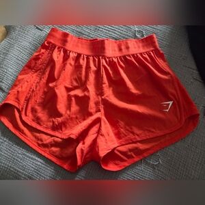 Gymshark Women's Red Orange Athletic Shorts